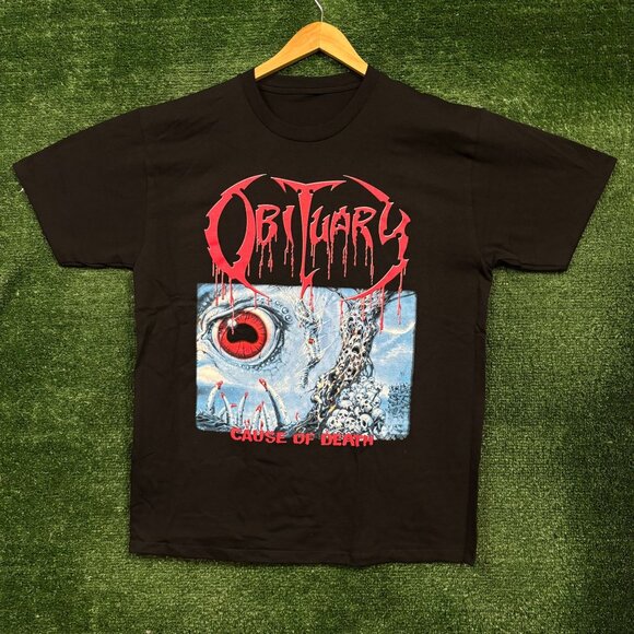 Obituary Cause of Death Album Death Metal Band T-Shirt Size Large - Picture 1 of 4